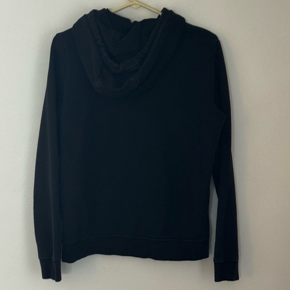 EUC Nike Women's Black Hoodie with White Logo Size Small - Picture 4 of 9